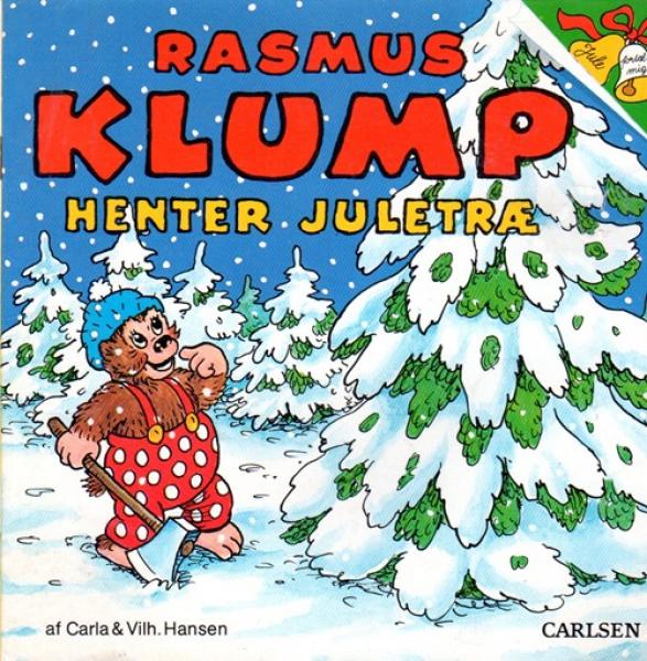 Children's book DANISH - Rasmus Klump Henter Juletrae - Petzi Christmas Jul